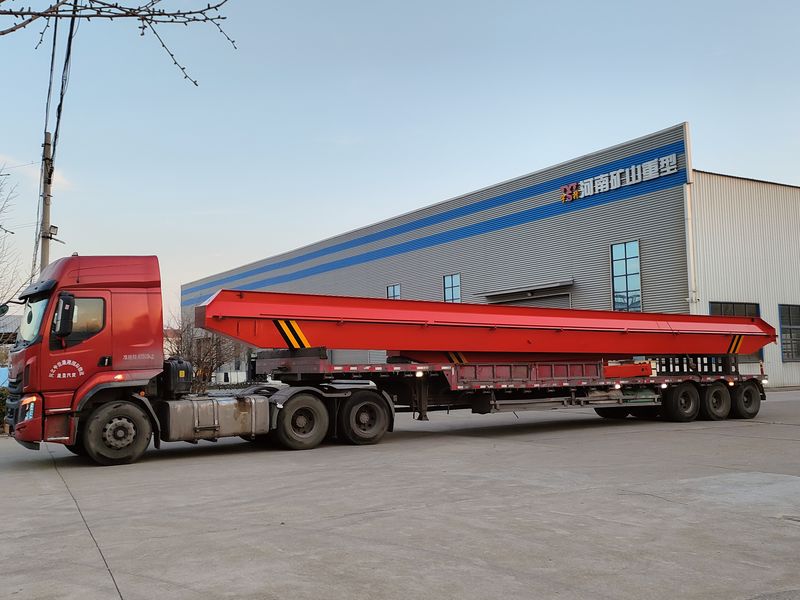 2臺電動單梁起重機，發往河北邯鄲