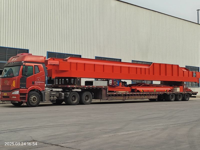 通用橋式起重機 QDXX32/5t—19.5m 電動單梁橋式起重機 2臺 LD10t—16.5m 制作完成，發往河北石家莊交付客戶使用。